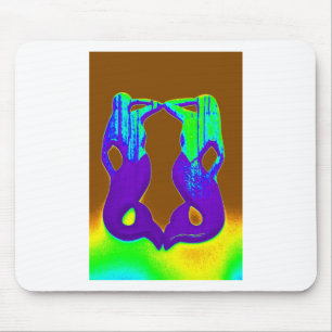 purple lookout mermaids mouse mat
