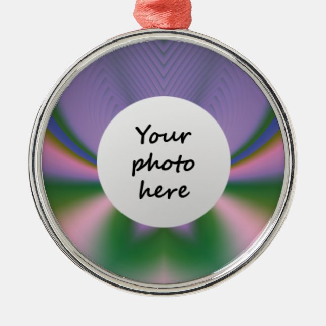 Purple Lotus Christmas Tree Ornaments (Front)