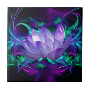 Purple lotus flower and its meaning tile