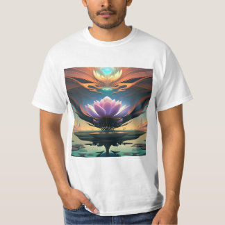 Purple lotus flower shirts