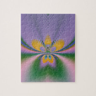 Purple Lotus Jigsaw Puzzle