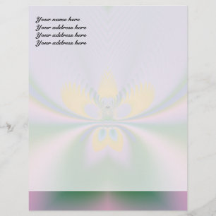 Purple Lotus Letterhead Design