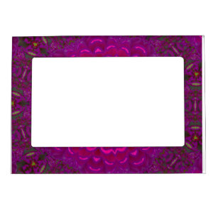 Purple Lotus Magnetic Picture Frame