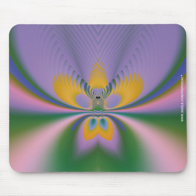 Purple Lotus Mouse Mat (Front)