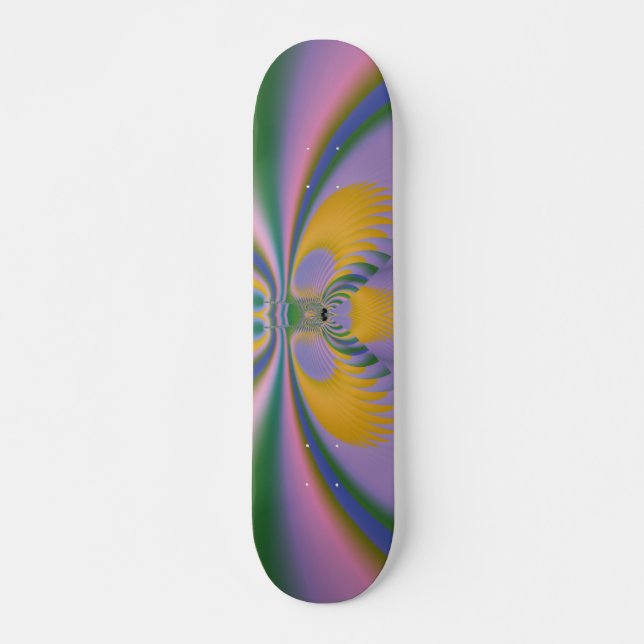 Purple Lotus Skateboard (Front)