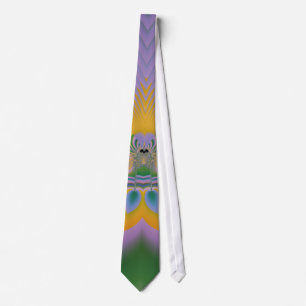 Purple Lotus Tie
