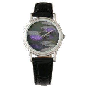 Purple Lotus Waterlilies Watch