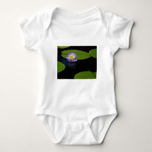 Purple Lotus Waterlily Baby Bodysuit