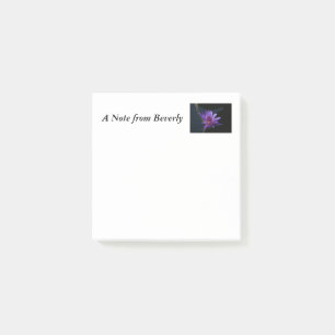 Purple Lotus Waterlily Post-it Notes
