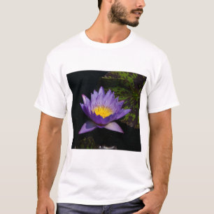 Purple Lotus Waterlily T Shirt