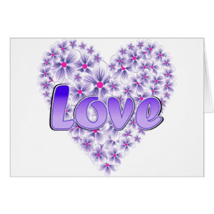 Purple Love and Daisies