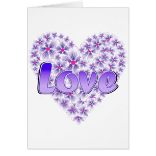 Purple Love and Daisies