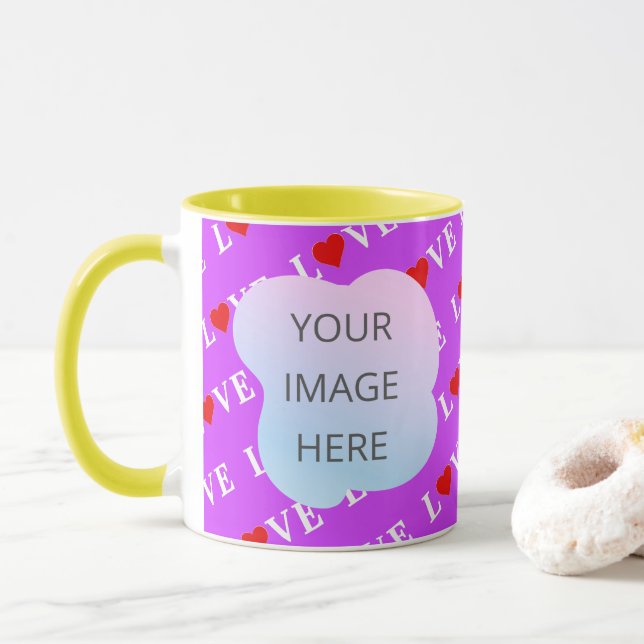 Purple LOVE Mug (With Donut)