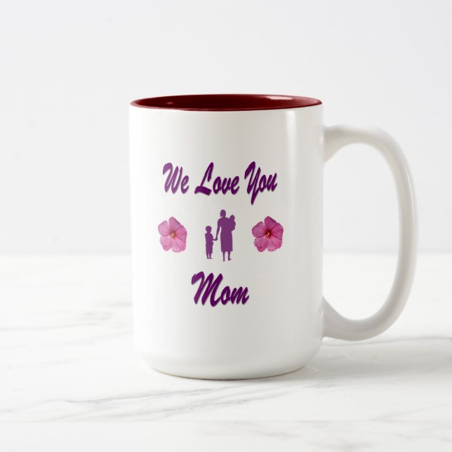Purple Love Mummy Coffee Mug (Right)