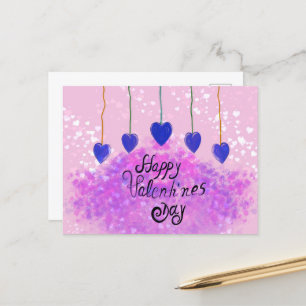 Purple Love Postcard