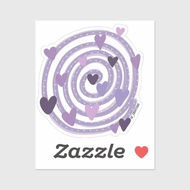 Purple Love Spiral (Sheet)
