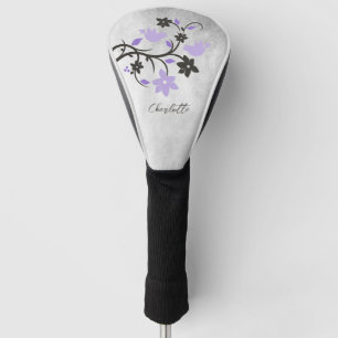 Purple Lovebirds Golf Head Cover