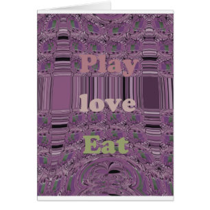 Purple  Loves &  Play Eat Africa South Traditional