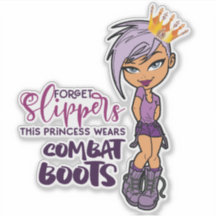 "Purple Lovin' Tomboy Princess" Custom Cut Vinyl
