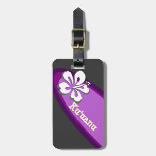 Purple Luggage Bag Tag