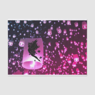 Purple Luminaires Tissue Paper