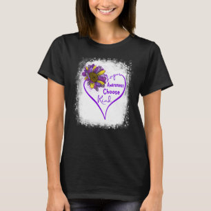 Purple Lupus Awareness Choose Kind Heart Leopard S T-Shirt