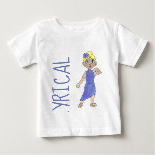 Purple Lyrical Dance Recital Costume Modern Dancer Baby T-Shirt