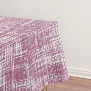 Purple Magenta Stylish Abstract Pattern Tablecloth