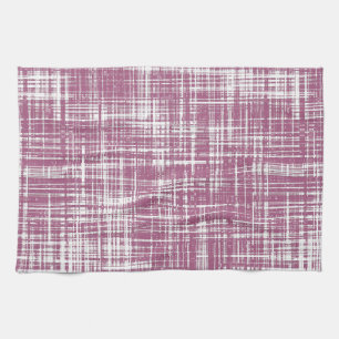 Purple Magenta Stylish Abstract Pattern Tea Towel