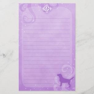 Purple Magic Beagle Stationery