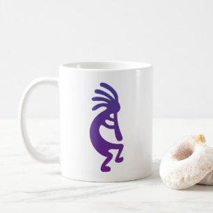 Purple Magic Kokopelli Coffee Mug