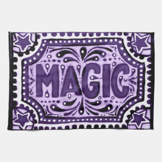 Purple Magic Tea Towel