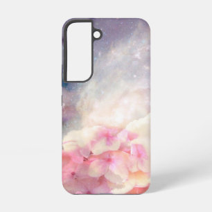 Purple Magical Whimsy Flowers Samsung Galaxy Case