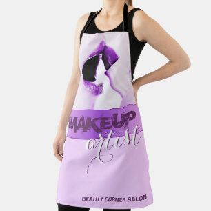 Purple Makeup Artist  Apron