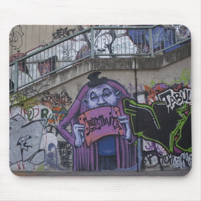 Purple Man Mouse Mat (Front)
