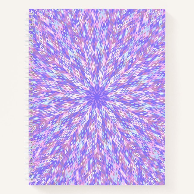 Purple Mandala Bullet Journal / Lined Notebook (Front)