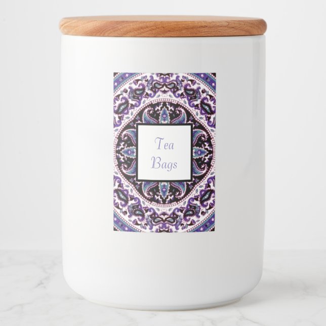Purple Mandala Food Label (Front)