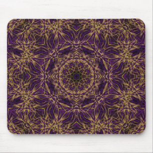 Purple Mandala Hippie Pattern Mouse Mat