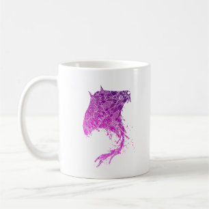 Purple Mandala Manta Ray Tattoo Coffee Mug