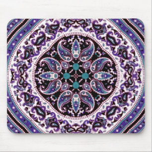 Purple Mandala Mouse Mat
