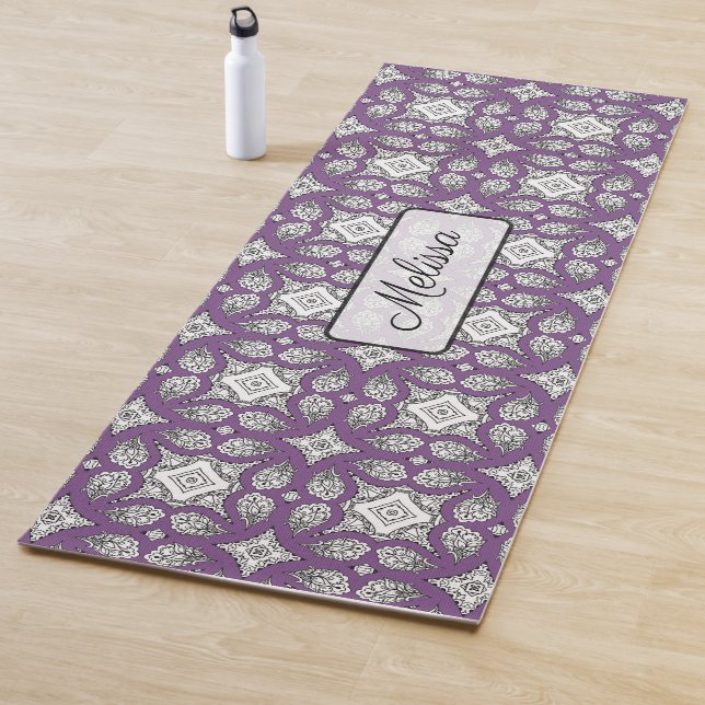 Purple Mandala Personalised Yoga Mat (In Situ)