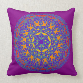 Purple Mandala Pillow