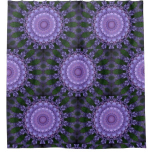 Purple Mandala Shower Curtain