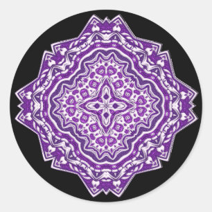 purple mandala stickers