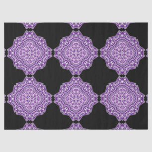 purple mandala tissue paper