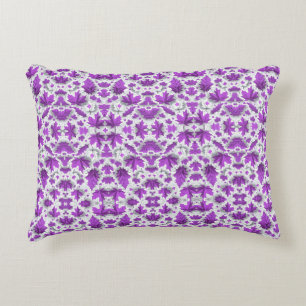 Purple Maple Leaves Blanket Decorative Cushion