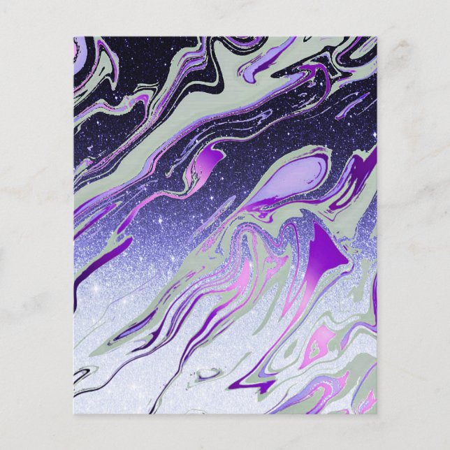 Purple marble glitter (Front)
