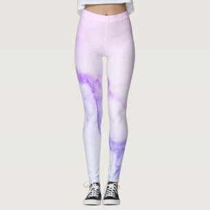 Purple Marble Leggings