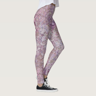 Purple Marble Leggings