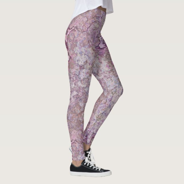 Purple Marble  Leggings (Right)